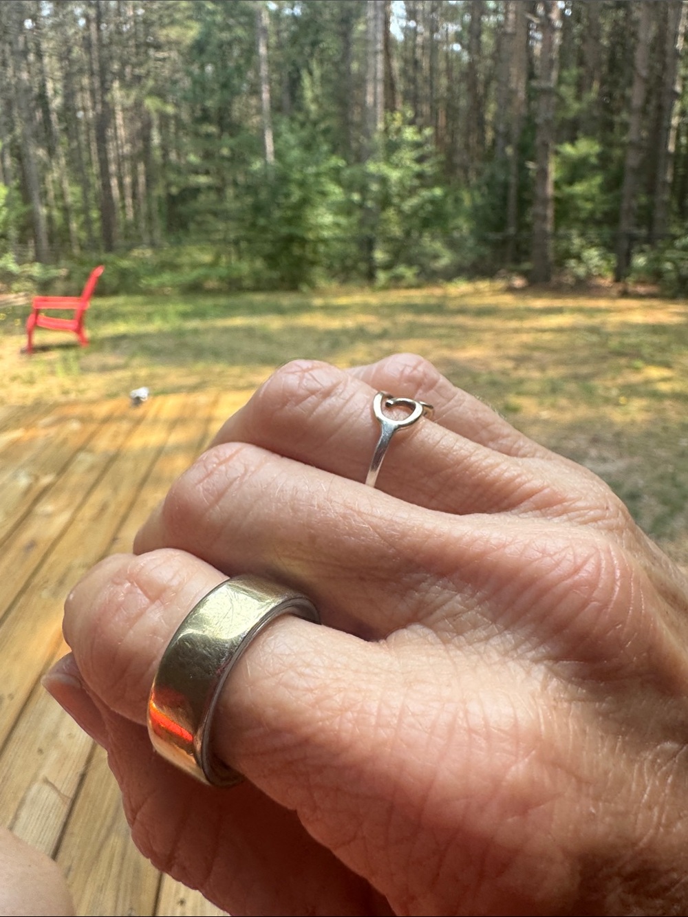 Gold Oura ring size 8